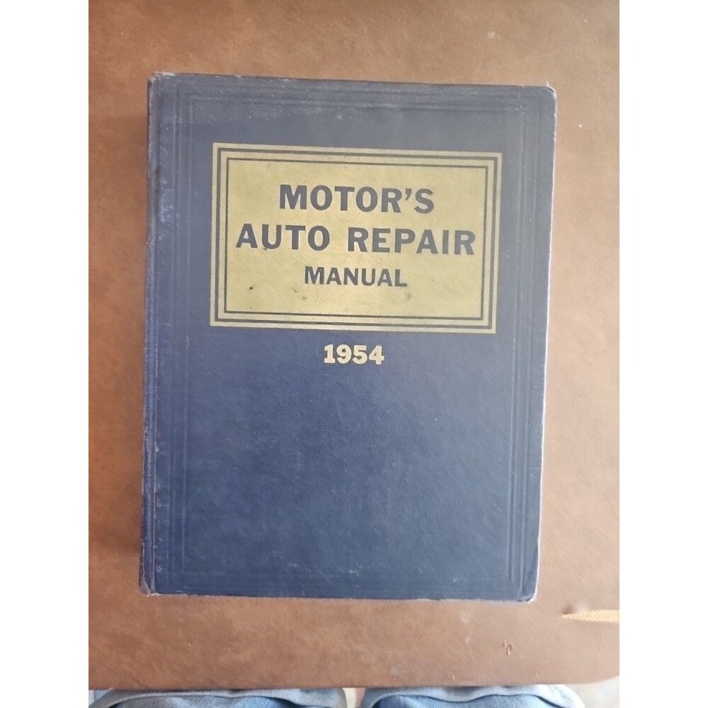 Motor's Auto Repair Manuals 1954 17th Ed and 1961 24th Edition